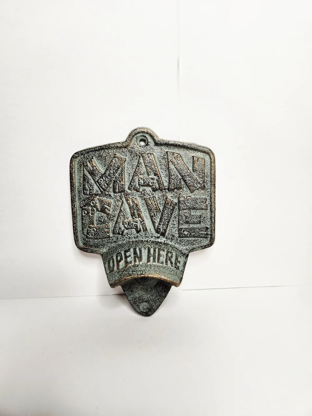 Cast Iron Man Cave bottle opener .
